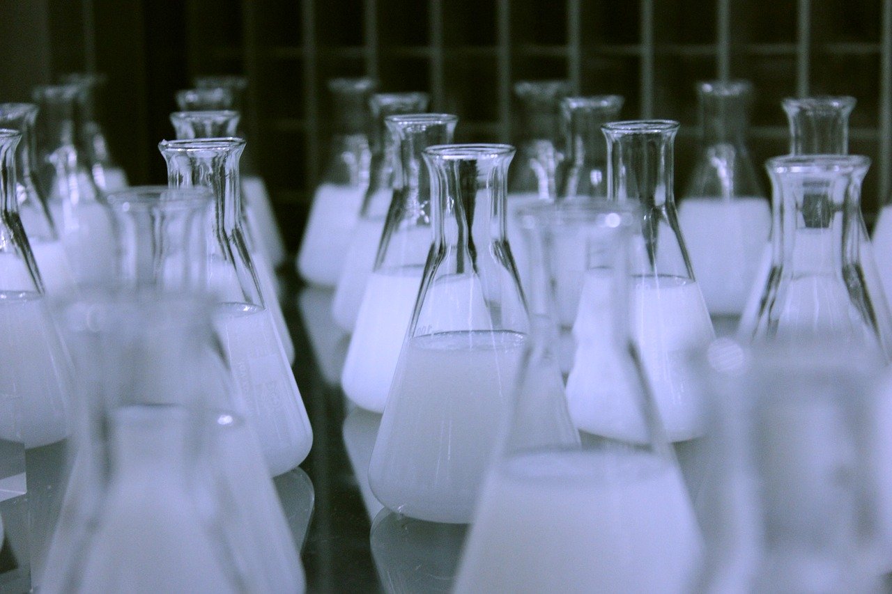 flasks, erlenmeyer, chemistry